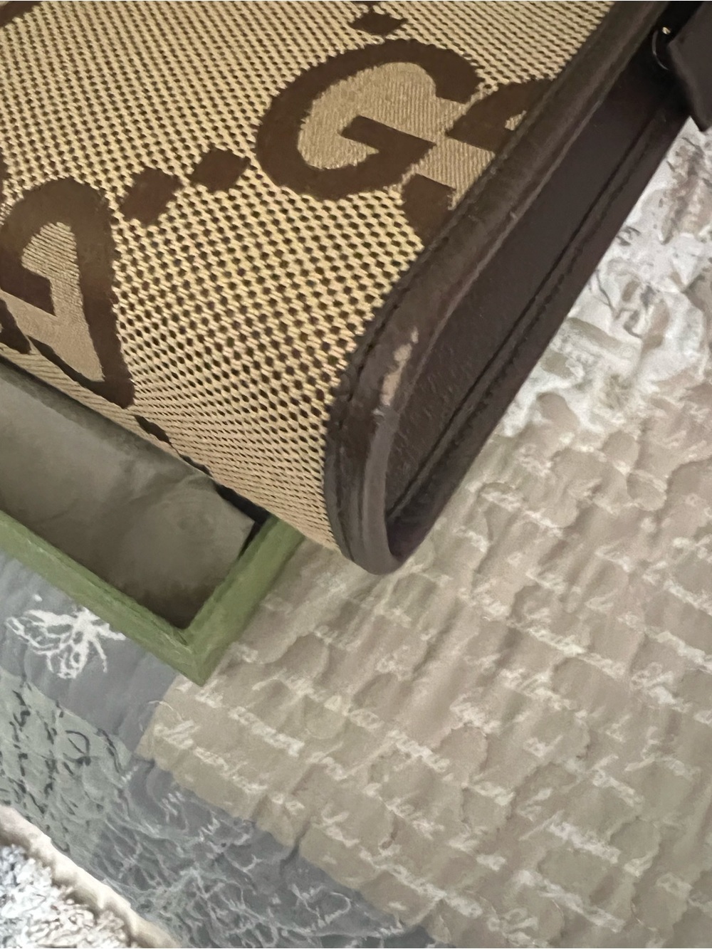 Gucci Beige and Brown GG Canvas Pouch - Picture 12 of 15
